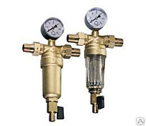 Фильтр промыв. латунь ХВС 1/2" TIM (с манометром) JH-1001