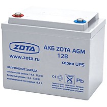 Аккумуляторная батарея ZOTA AGM 100-12