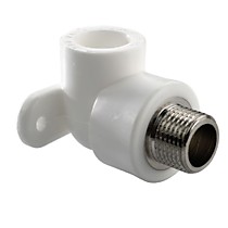 Угол комб. 20х1/2'' (НР) с креплением PP-R