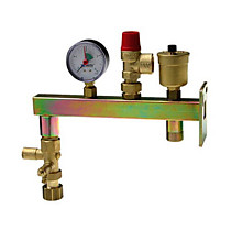 Группа безоп. с подкл мембр.бака 3/4'' кронштейн VALTEC