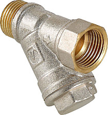 Фильтр косой  латунь  1/2" ВН VALTEC