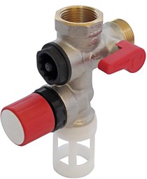 Группа безопасности подключения бойлера 3/4" 7 bar Valtec с сифоном