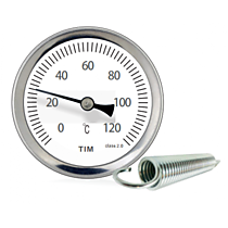 Термометр накладной 0-120гр. 1/4 TIM Y-63A-120
