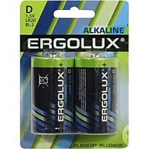 Батарейка Ergolux Base LR20/373 BL2